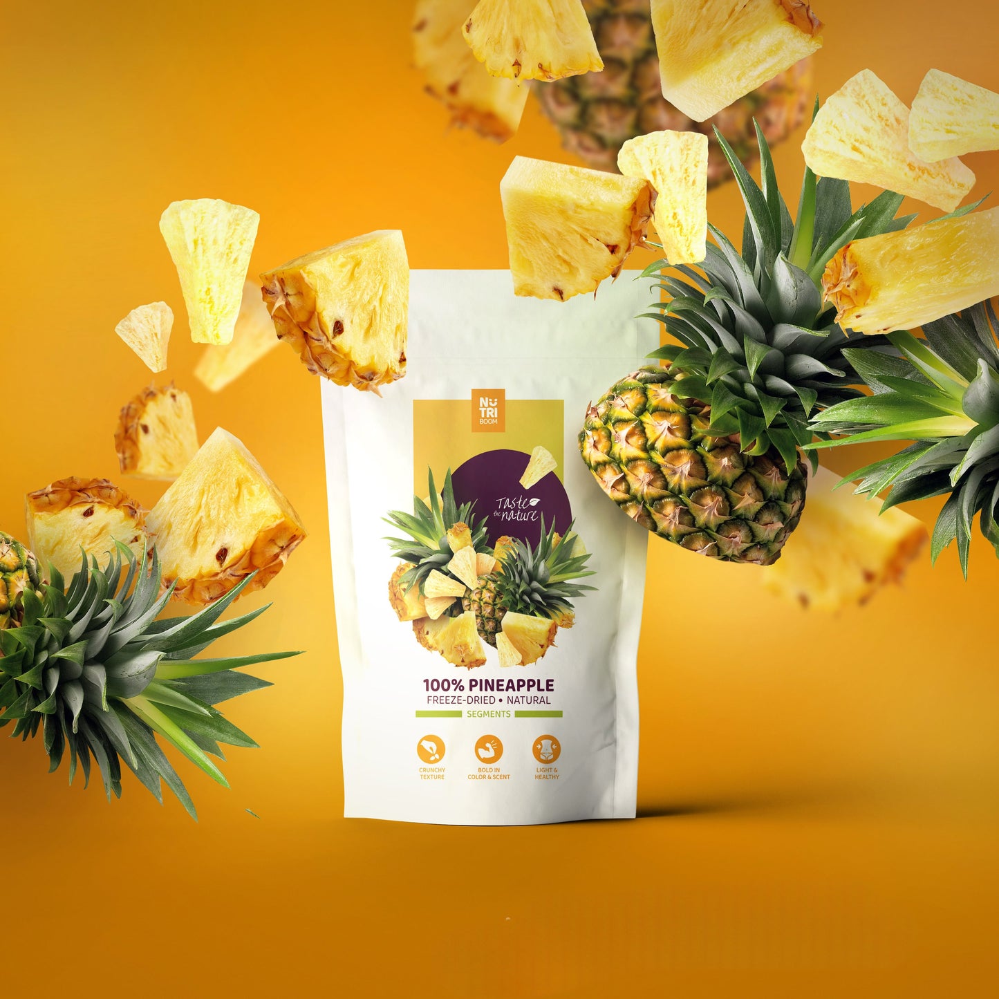 Ananas, liofiliziran, 50g